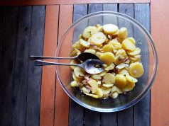 Картофельные блюда с жареным тертым картофелем