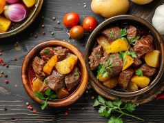 Афганский казан: мясо, картошка и овощи